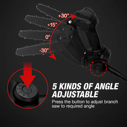 Better Gardens™ | 2-in-1 Mini Chainsaw – Extendable + 2 Free Batteries